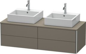 Duravit Waschtischunterschrank XSquare mit 4 Schubladen, Breite: 140 cm, Tiefe: 40 cm, Höhe: 54,8 cm - Bild 1