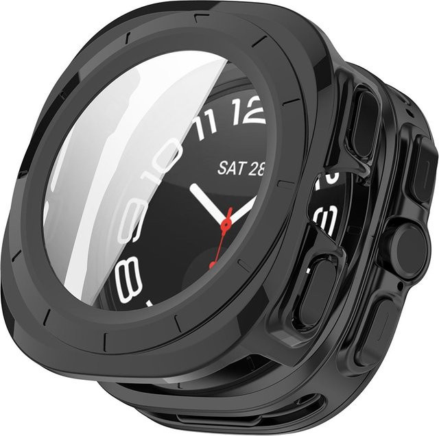 Techsuit Hülle für Samsung Galaxy Watch Ultra2, Schwarz - Bild 1