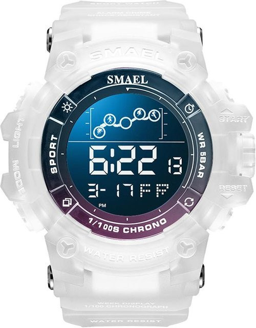 SMAEL Digitaluhr, Kunststoffgehäuse, black, Unisex - Bild 1