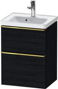 Duravit Waschtischunterschrank D-Neo Eiche glänzend, B/T/H: 48,4 x 37,2 x 62,5 cm - Bild 1