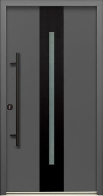 Splendoor Haustür ThermoSpace Prime Dublin in Anthrazit mit Glaseinsatz, Anschlag Links, Höhe: 210 cm, Breite: 110 cm - Bild 1