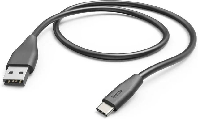 Hama Ladekabel USB-A auf USB-C in Schwarz, 1,5 m - Bild 1