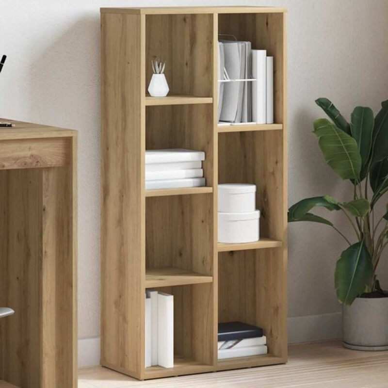 Bücherregal Artisan-Eiche von vidaxl, B/T/H: 50 x 25 x 104 cm - Bild 1