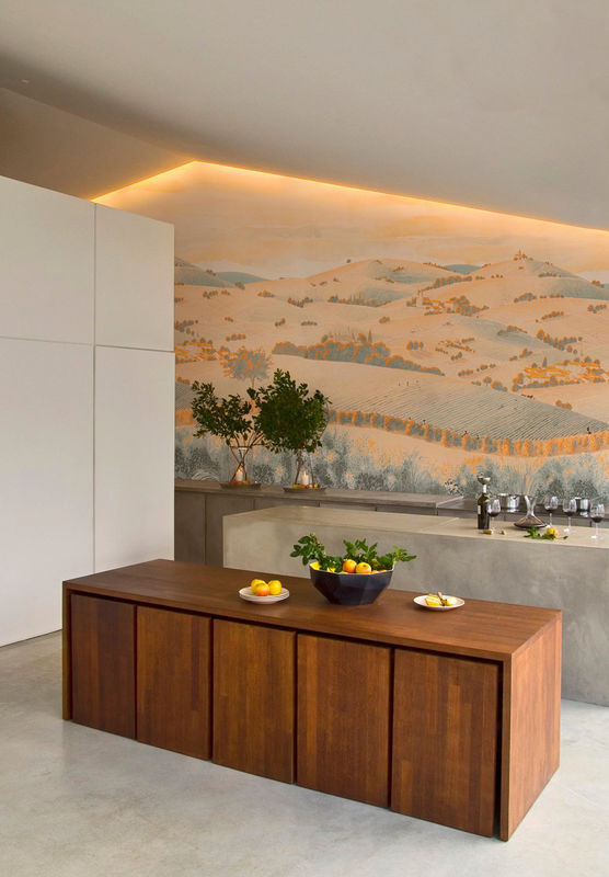 Isidore Leroy Wandtapete Vendanges Mural Natur Vintage Mehrfarbig B/H: 200 x 330 cm - Bild 2