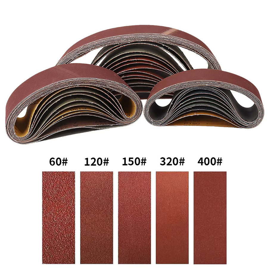 10 Stück Schleifbänder für Bandschleifer zur Holz- und Metallbearbeitung, Breite: 75 mm, Länge: 533 mm - Bild 2