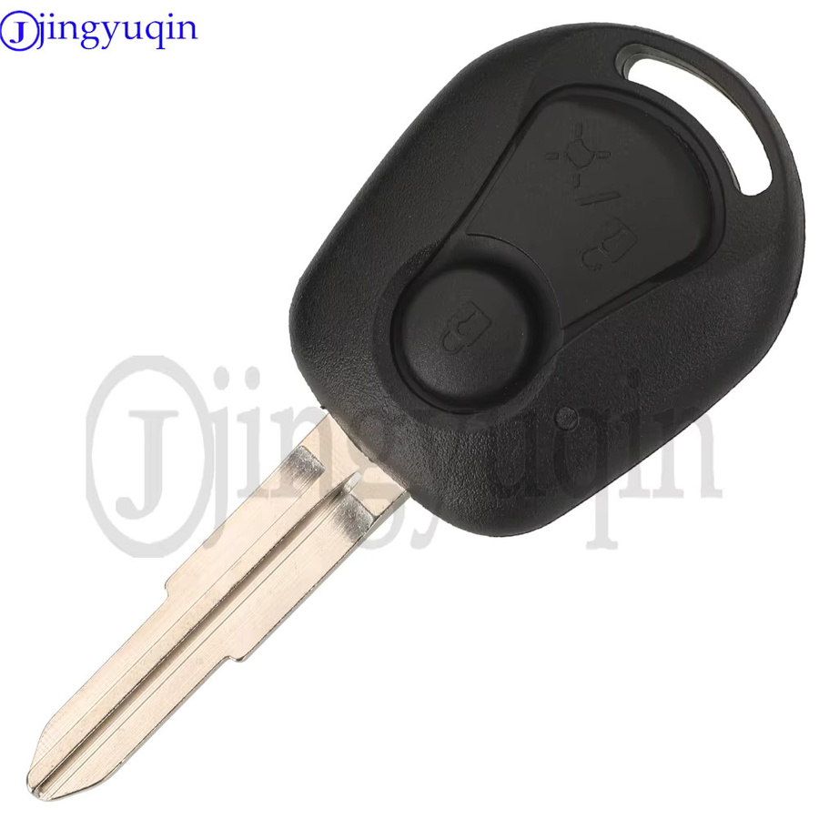 Jingyuqin Auto Ersatzschlüssel mit 2 Tasten für Ssangyong Actyon Kyron Rexton in Schwarz mit 4D60 Chip 433,92 MHz 315 MHz 447 MHz - Bild 2