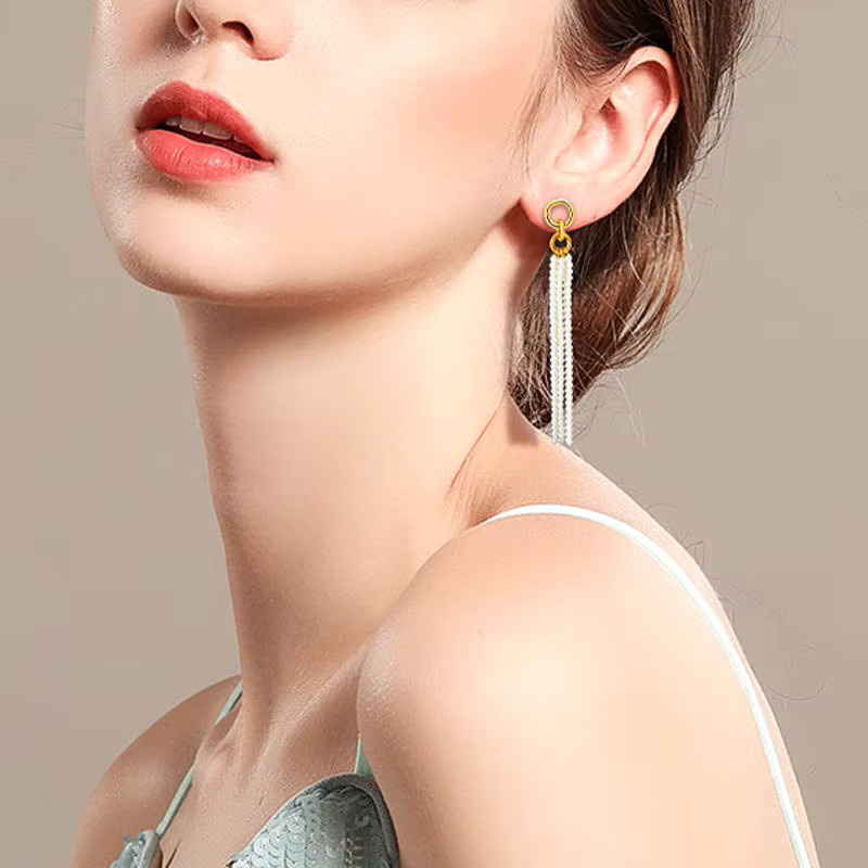 VAROLE Ohrringe, Perle, Gold, Damen - Bild 2