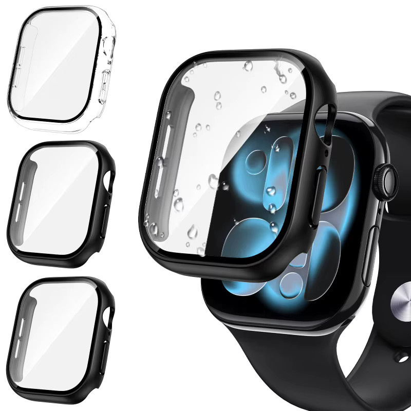 Apple Watch Schutzhülle mit Displayschutzfolie, 3 Stück, Unisex - Bild 7