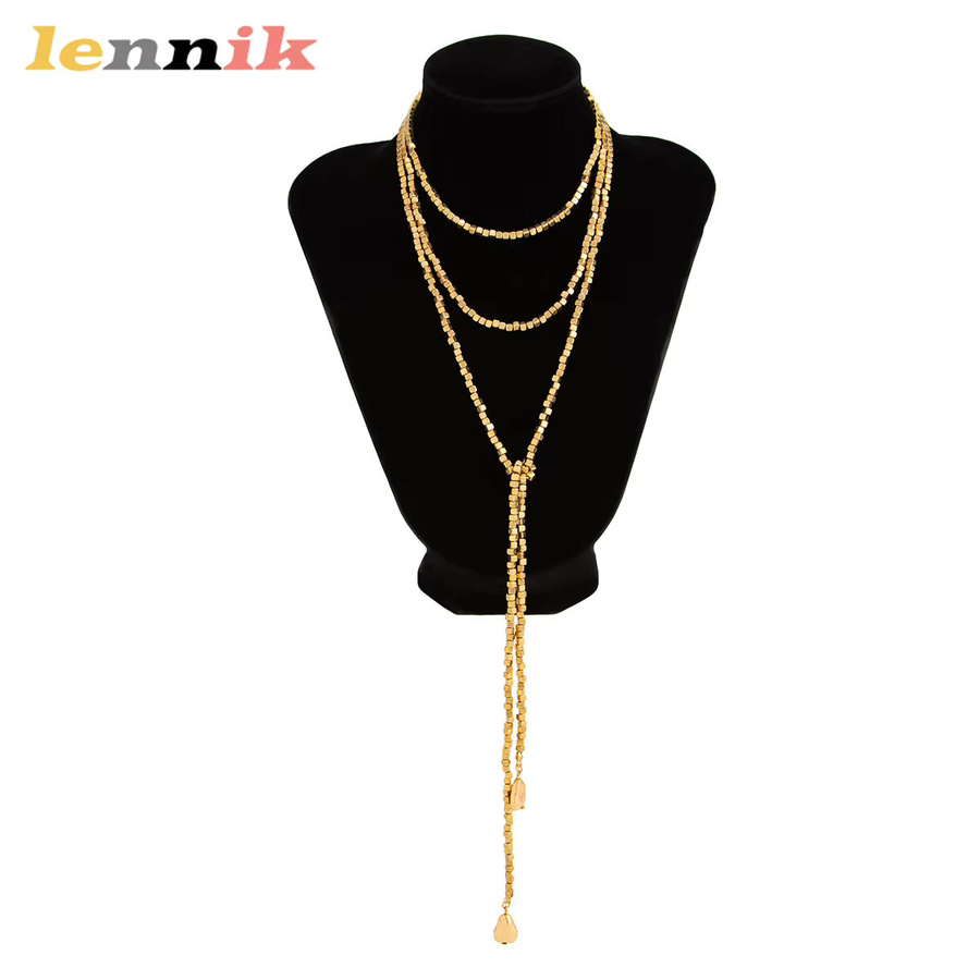 LENNIK Halskette, Perle, Gold, Damen - Bild 2