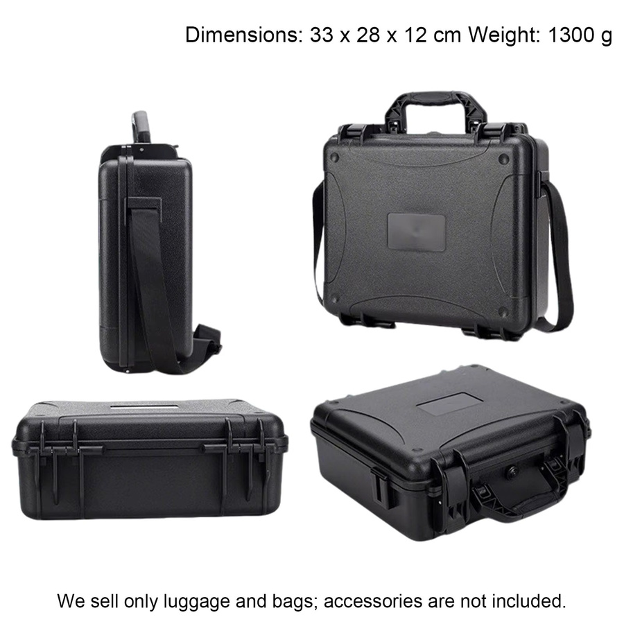 ZuruKin Hartschalen-Tragetasche mit Schultergurt für DJI NEO2 Drone Combo, schwarz, stoßfeste und wasserdichte Aufbewahrungsbox - Bild 2