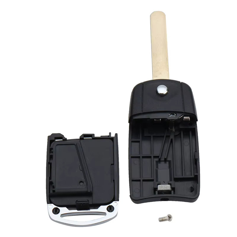 BEJIXIONG Upgrade Flip Schlüsselgehäuse für Honda Civic Accord Jazz CRV, 3 Tasten Fernbedienung Shell, Schwarz - Bild 4