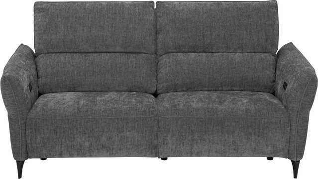 Mömax 2-Sitzer-Sofa Cape Town Dunkelgrau mit USB-Ladefunktion und elektrisch verstellbaren Sitzen - Bild 1