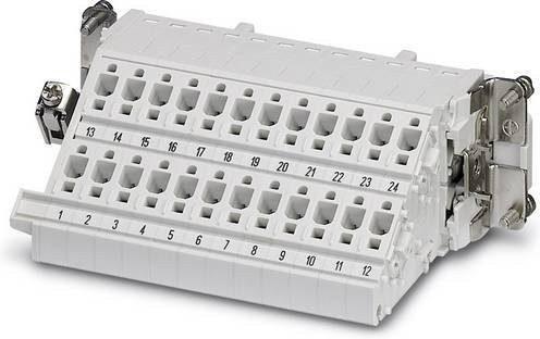 Phoenix Contact Klemmenadapter HC-B 24-A-DT-PER-F in Weiß, 5 Stück - Bild 1