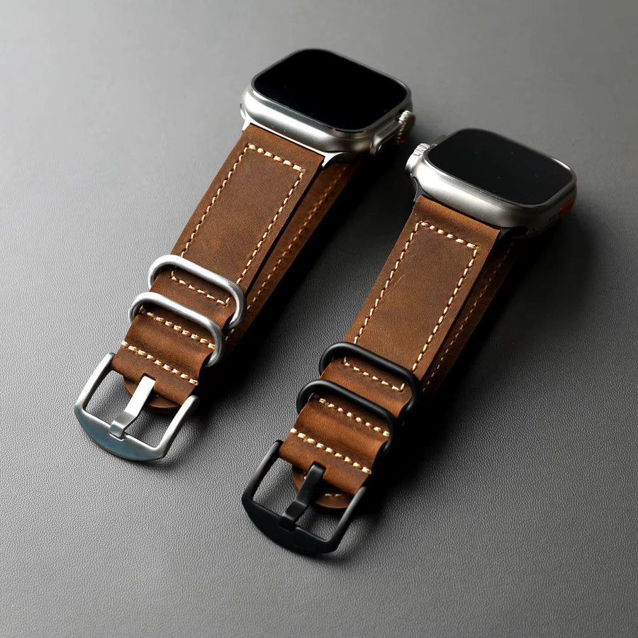 Raystray Uhrenarmband Rindsleder, Herren - Bild 3