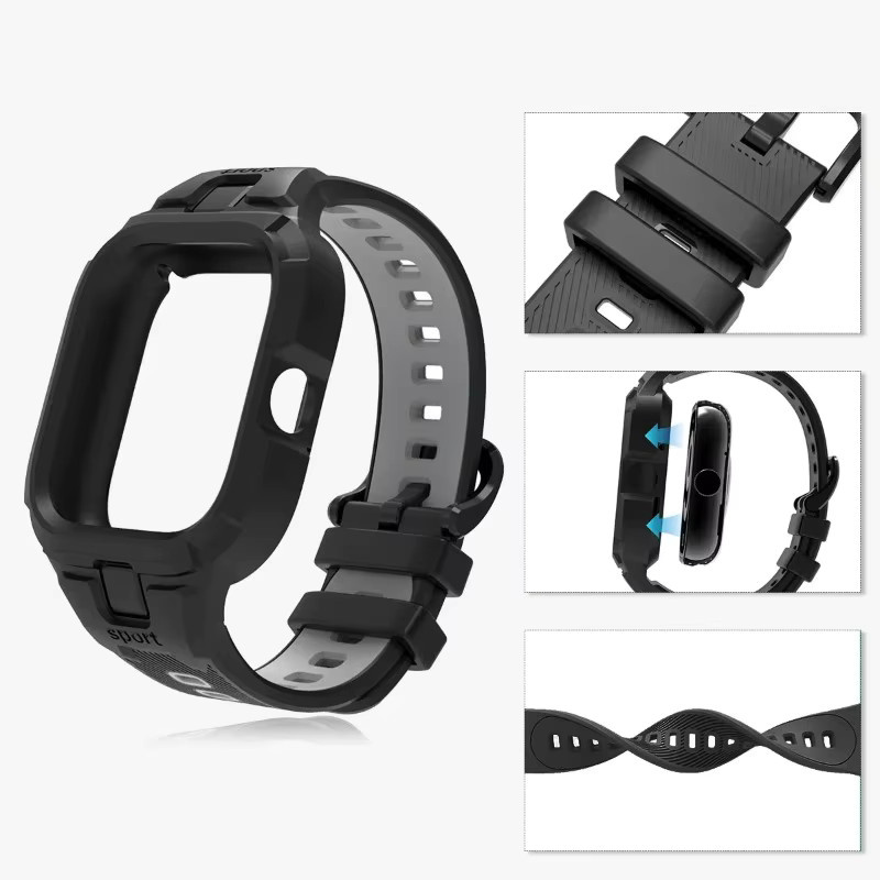 CAOWTAN Uhrenarmband Silikon, Unisex, für Xiaomi Redmi Watch5 4 Watch3 - Bild 5