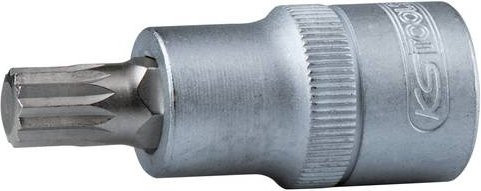 KS Tools 1/2" Bit-Stecknuss XZN M7 aus Chrom-Vanadium in Silber - Bild 1