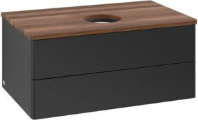 V&B Waschtischunterschrank Antao ohne Frontstruktur mit Beleuchtung, B/T/H: 80 x 36 x 50 cm - Bild 1