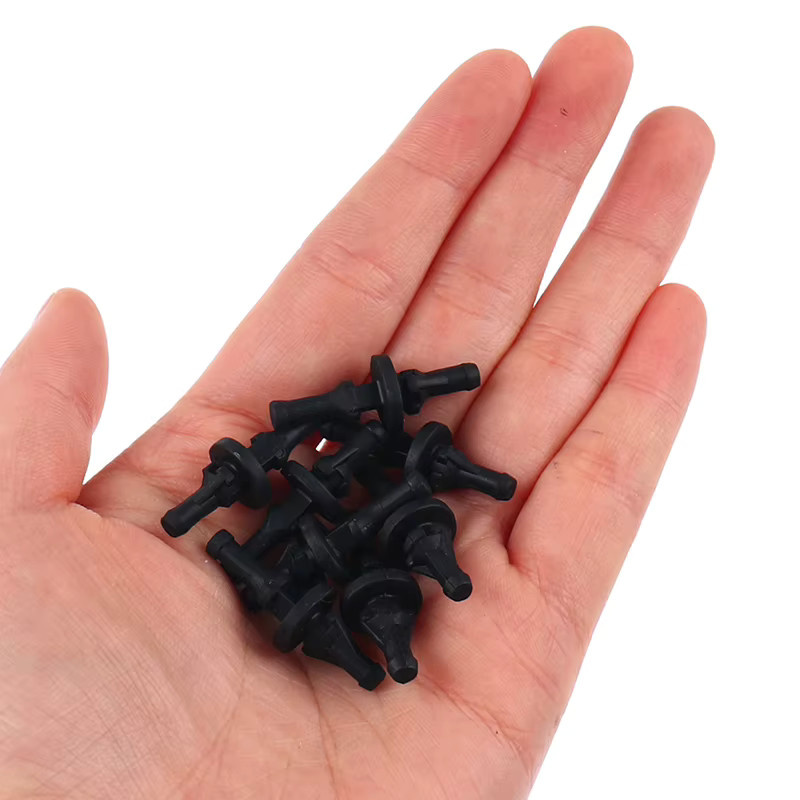 JTZTF 32er Set Gummi Anti-Vibrations-Montage Schrauben und Nieten in Schwarz zur Rauschunterdrückung für PC-Gehäuse-Lüfter - Bild 4