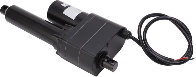 Sonoff Elektrischer Stellantrieb 12V 7000N Linear Motion Actuator mit gebürstetem DC-Motor und internem Endschalter, Schwarz, Edelstahl, Hubweg: 150 mm - Bild 1