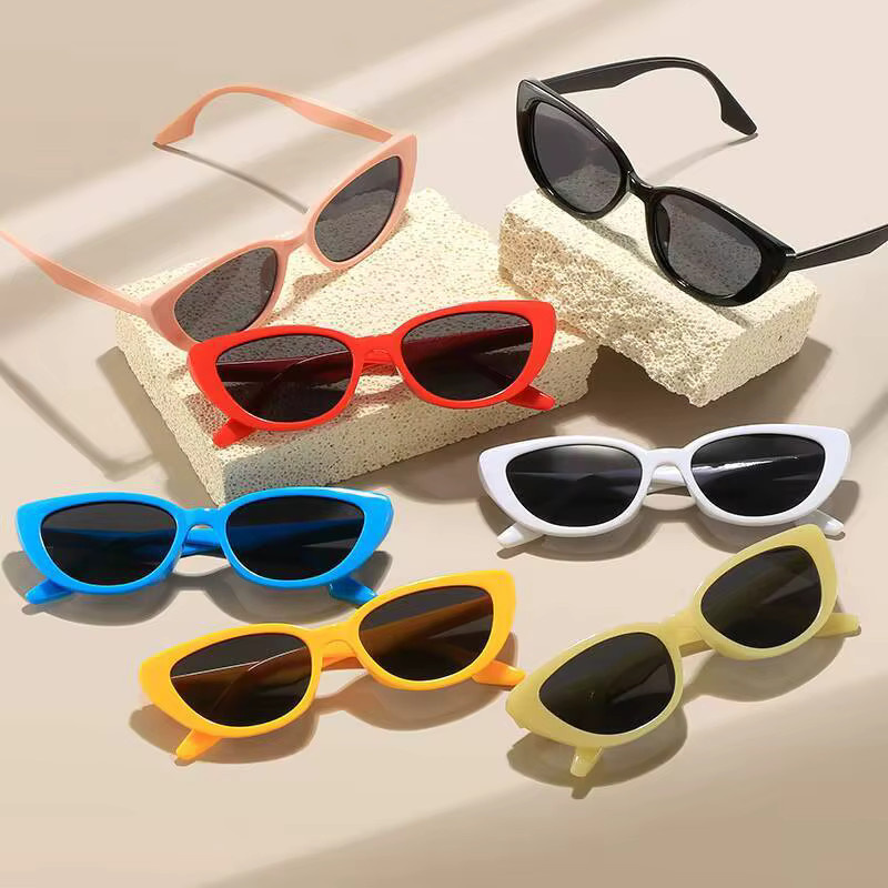 ZUXUB Cat-Eye-Sonnenbrille, Vollrand, Kunststoff, Unisex, Pink, Braun, Multicolour - Bild 1