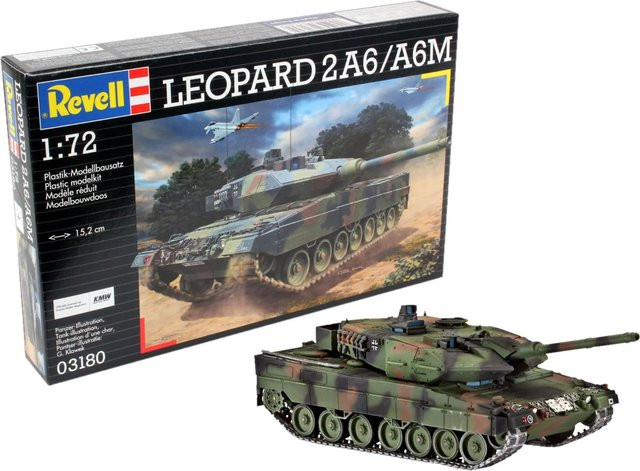 Revell Leopard 2 A6M, Fahrzeug, 1:72, Grau, Kunststoff - Bild 2