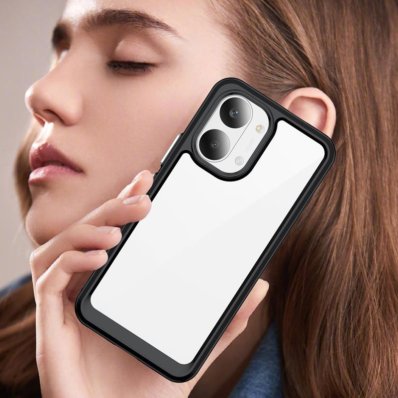 Xiaomi POCO X8 Pro Hülle mit Kameraschutz, transparente Schutzhülle aus hartem PC und weichem TPU - Bild 2
