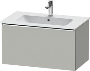 Duravit Waschtischunterschrank D-Neo wandhängend in Grau, B: 81 cm, T: 46,2 cm, H: 44 cm - Bild 1