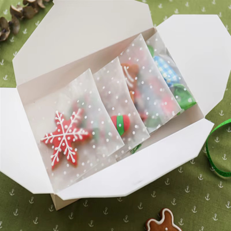 100 Stück transparente selbstklebende Schmuckverpackungsbeutel aus Kunststoff, staubdicht und wiederverschließbar für Süßigkeiten, Kekse und DIY-Projekte - Bild 2