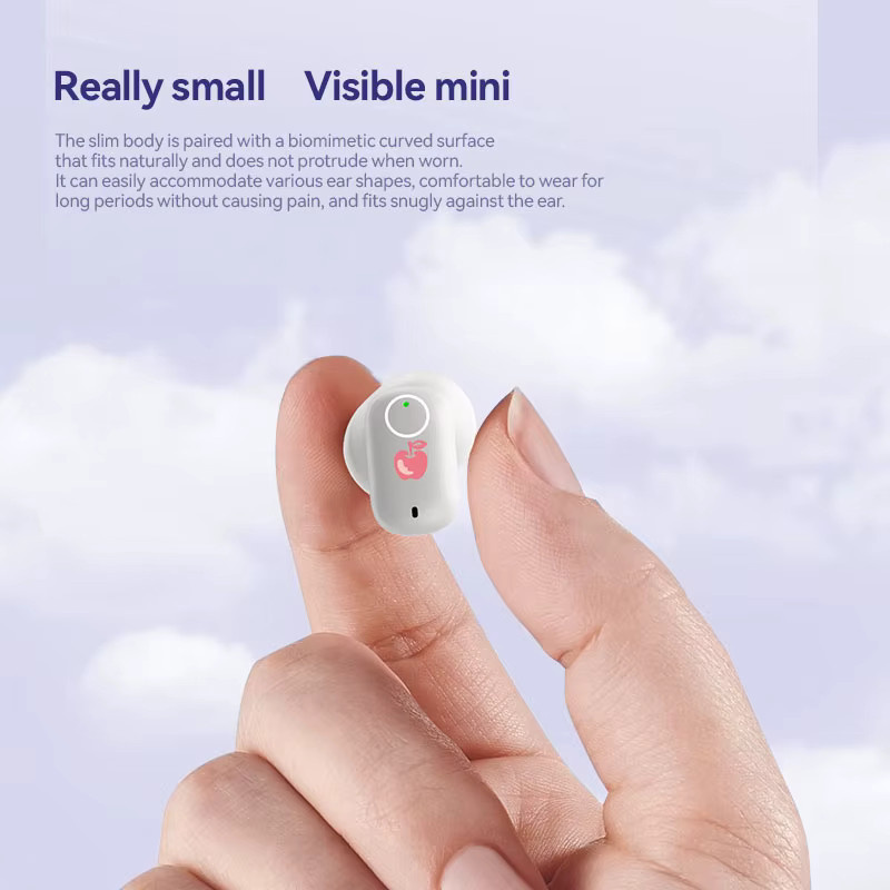 Sanrio ET08 True Wireless Bluetooth Kopfhörer mit Digitalanzeige in Weiß oder Lila - Bild 1
