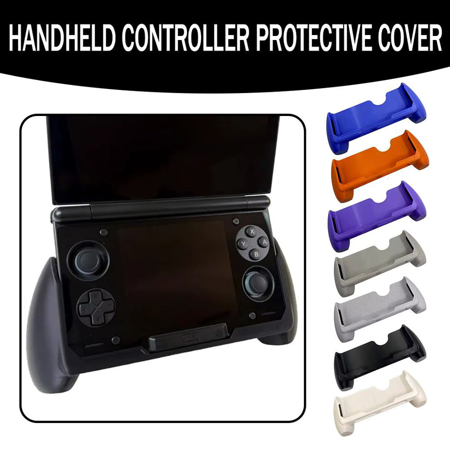 3D-gedruckter Griff für AYN THOR und Retroid Pocket Flip 2, Controller-Abdeckung und Ständer in Grau - Bild 3