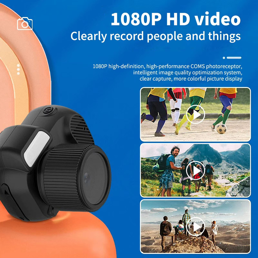 VBESTLIFE Kompakte DV-DVR-Kamera in Schwarz mit 1080P Auflösung, 2 MP und 0,96 Zoll Display sowie 160 Grad Objektivwinkel - Bild 3