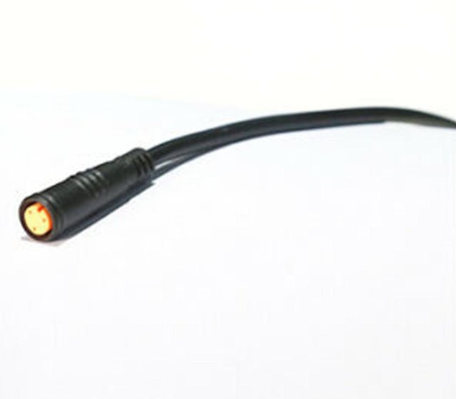 Julet Mini Connector Wasserdichter 3-Pin Female Stecker für Ebike Display in Schwarz - Bild 1