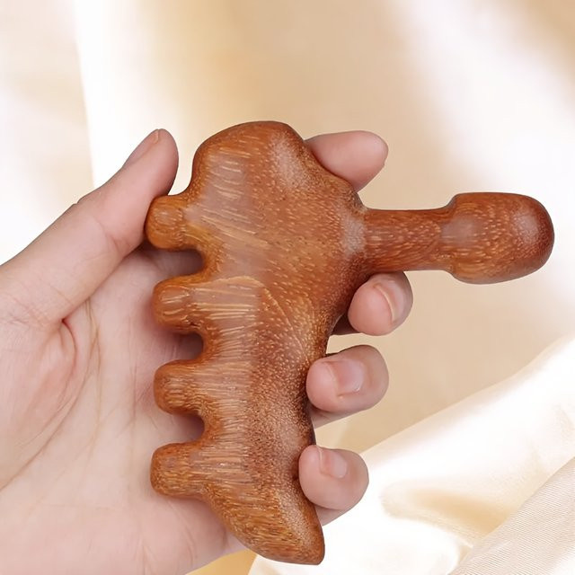 DUTRIEUX Holz-Akupressur-Massagestab, Unisex, braun - Bild 1