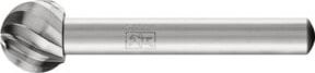 PFERD HSS Frässtift Kugelform universal grob, Farbe: Silber, Durchmesser: 12 x 10 mm, Schaft-Durchmesser: 6 mm - Bild 1