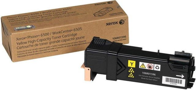 Xerox Gelb Toner Cartridge für Xerox 6000 und 6505 (106R01596) - Bild 1