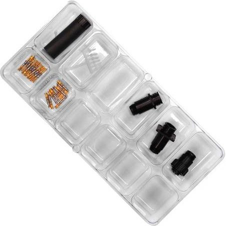 TE Connectivity Circular Plastic Connector 2110839-9 in Schwarz - Bild 1