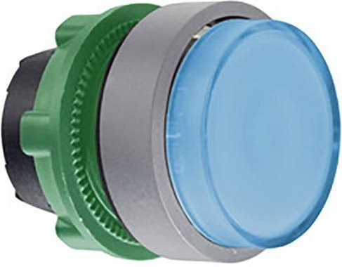 Schneider Electric ZB5AH63C0 Drucktaster-Frontelement aus Kunststoff in Blau und Grau mit IP69K Schutzart - Bild 1