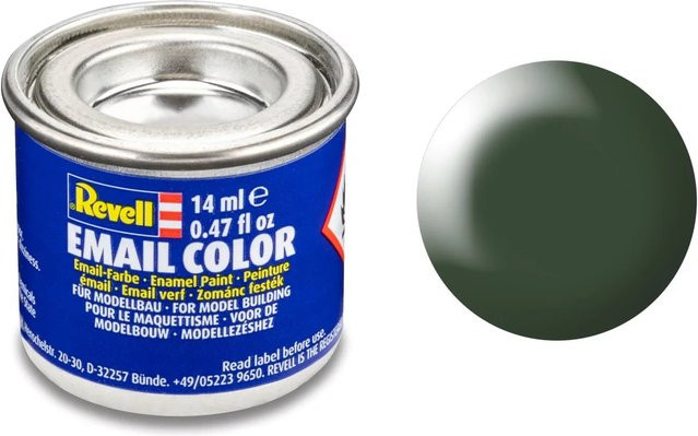 Revell Emaille-Farbe, Dunkel-Grün, seidenmatt, 14ml - Bild 3