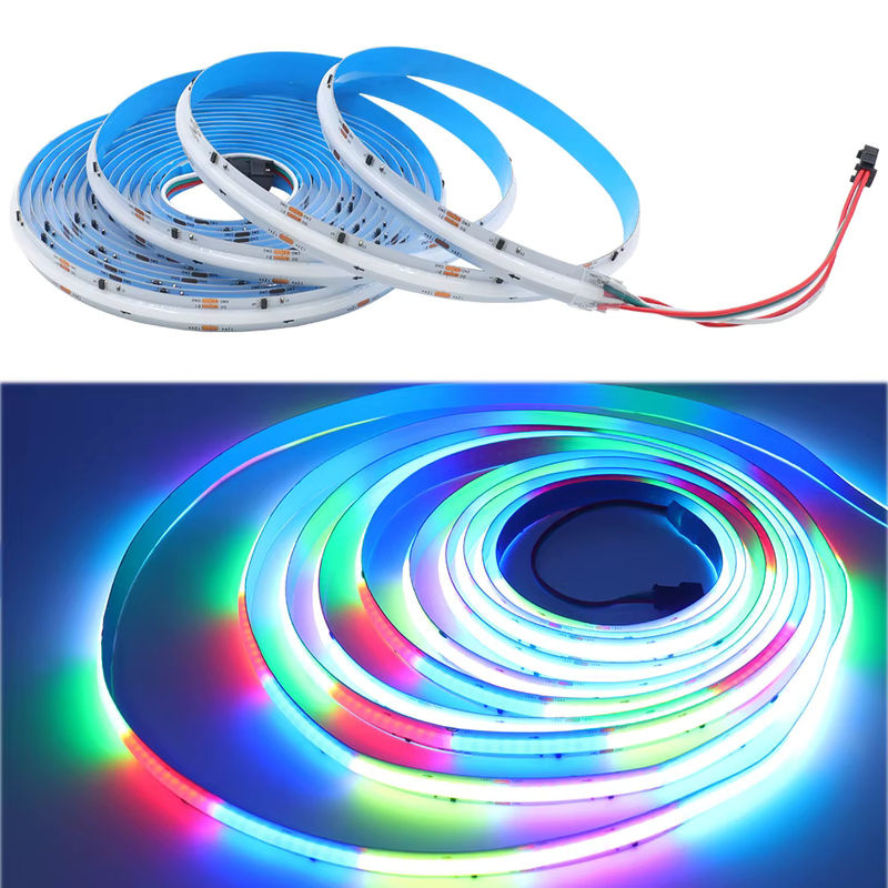 Tuya RGBIC COB LED Streifen mit WLAN und Bluetooth, adressierbare WS2811 Lichtband in Multicolour, 720 LEDs/m, hohe Helligkeit - Bild 3
