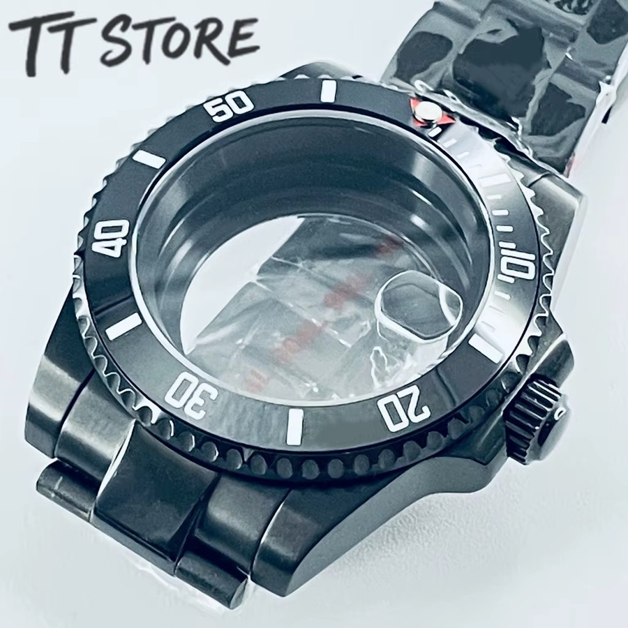 CHIKUANG Analoguhr, Schwarz, Edelstahl, Saphirglas, 40 mm, Unisex - Bild 3