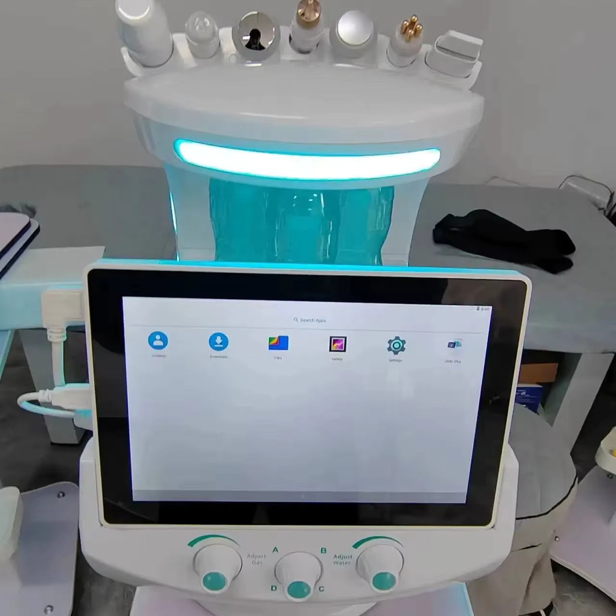 Hydrofacial 7-in-1 Gesichtsbehandlungsgerät, blau-weiß, Unisex - Bild 3