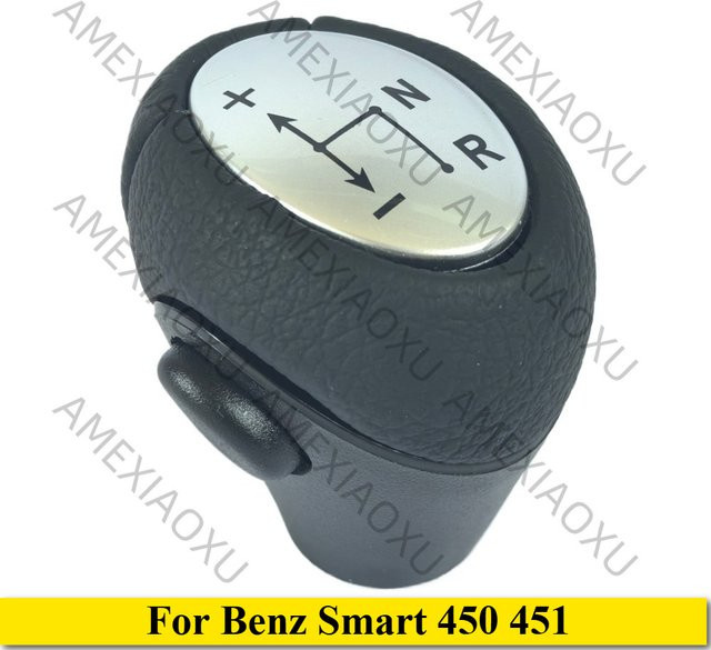 AMEXIAOXU Automatik-Schaltknauf Schalthebelkopf für Benz Smart 450 451 in Schwarz - Bild 1