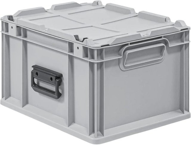 PROREGAL Eurobox Nextgen Transportbox Grau, 20 Liter, H x B x T: 23,5 x 40 x 30 cm - Bild 1