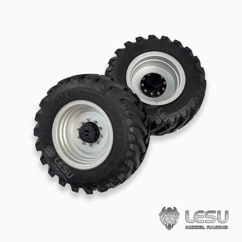 LESU Modell Zubehör Simulation Lkw Reifen, Gummi Reifen, 1/14 - Bild 2