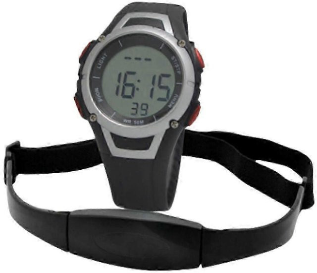 Needme Kabellose Polar Pulsuhr HK709 mit digitalem Herzfrequenzmesser und Brustgurt, Wasserdicht - Bild 1