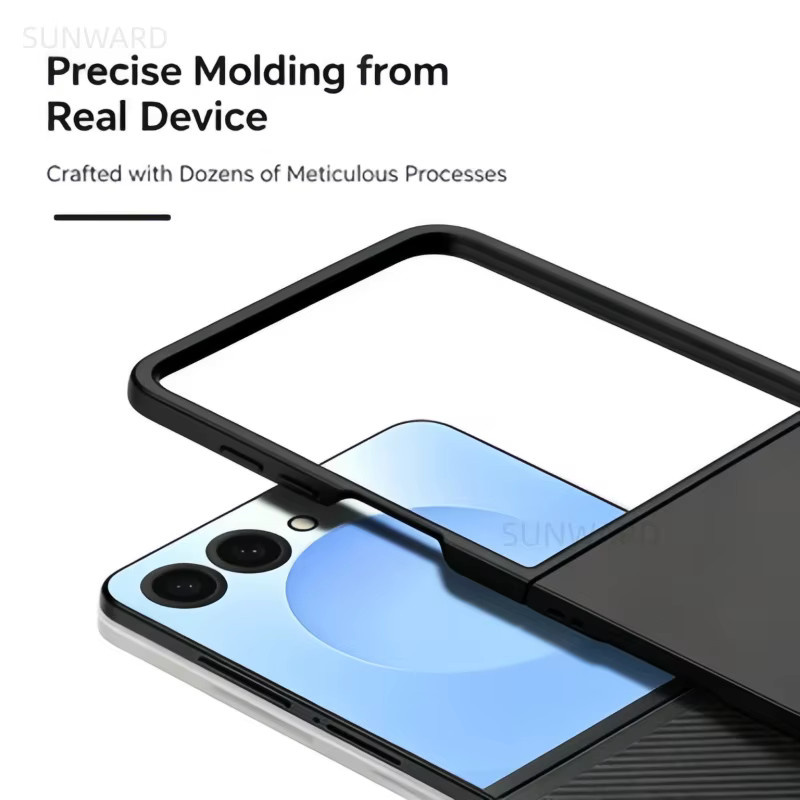 Matte Handyhülle für Samsung Galaxy Z Flip 8 7 FE 6 5 4 3 in Grün, ultra dünne und stoßfeste PC-Schutzhülle - Bild 2