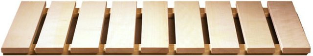 Karibu Bodenrost Premium aus Espe in Beige B/L: 38 x 77 cm - Bild 3