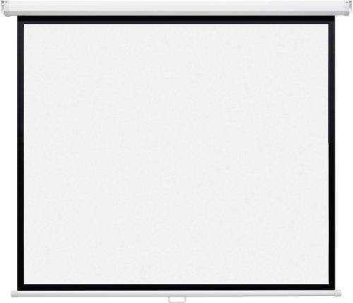 Magnetoplan Rolloleinwand Weiß Bildformat 1:1 B: 200 cm x H: 200 cm - Bild 1