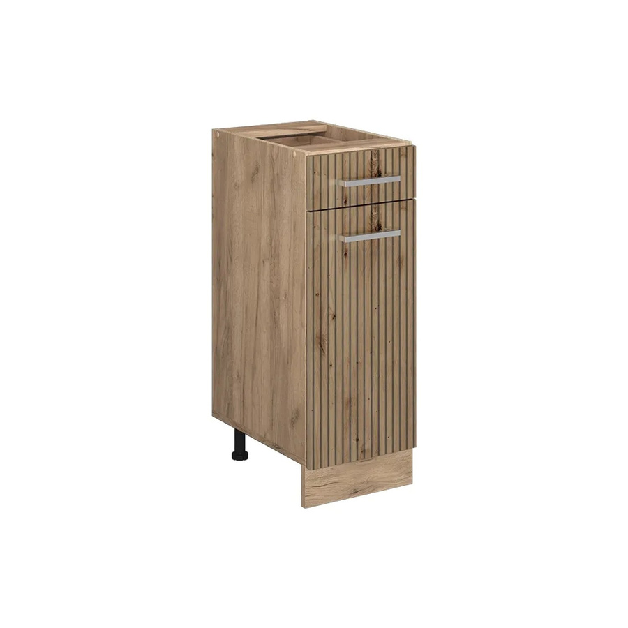Vicco Küchenunterschrank R-Line Artisan-Eiche/Goldkraft Eiche in Braun ohne Arbeitsplatte Breite: 30 cm - Bild 2