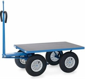 Fetra Handpritschenwagen 6404L mit Zugöse in Blau aus Stahl - Bild 1